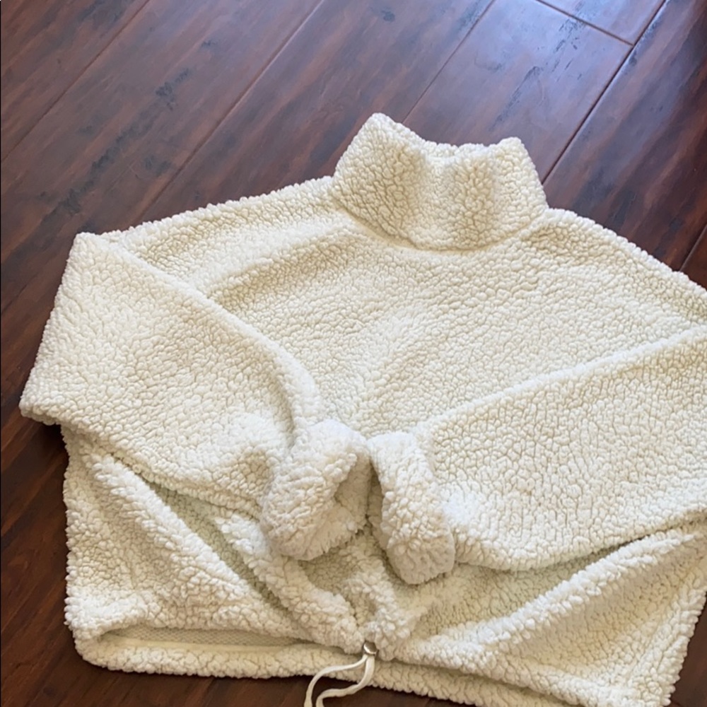 Off White Sherpa Sweater